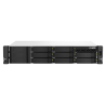 QNAP 8-BAY NAS 3.5"(0/8), AMD QC-2.2GHz, 4GB, 2.5GbE (2), M.2(2), PCIe, 2U RACK, 3YR WTY