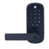 YALE ASSURE KEYED LEVER MATT BLACK WITH YALE HOME MODULE 1YR