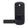 YALE ASSURE KEYED LEVER MATT BLACK WITH YALE HOME MODULE 1YR