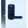 YALE ASSURE KEYED LEVER MATT BLACK WITH YALE HOME MODULE 1YR