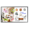 SAMSUNG(WMF-X) FLIP PRO INTERACTIVE DISPLAY, 55" UHD, 450NITS, HDMI(1), WIFI, 12H/7D, 3YR