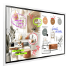 SAMSUNG(WMF-X) FLIP PRO INTERACTIVE DISPLAY, 55" UHD, 450NITS, HDMI(1), WIFI, 12H/7D, 3YR