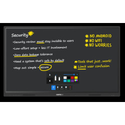 COMMBOX (CBIN86)86"4K LCD INTERACTIVE DISPLAY(NEO), 40-PT TOUCH, NEOCORE OS, 5Y WTY