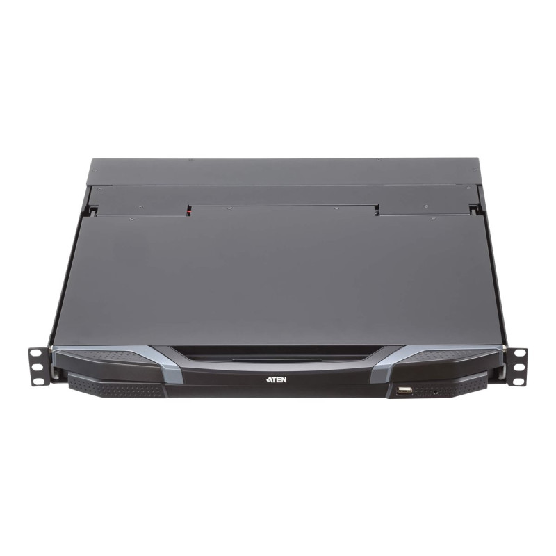 ATEN 18.5" SHORT DEPTH USB HDMI DVI VGA LCD CONSOLE