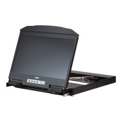 ATEN 18.5" SHORT DEPTH USB HDMI DVI VGA LCD CONSOLE
