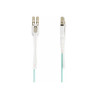 STARTECH.COM 8M LC/LC-UPC OM4 MULTIMODE FIBER CABLE, PUSH PULL TABS, 50/125, 100G, LTW
