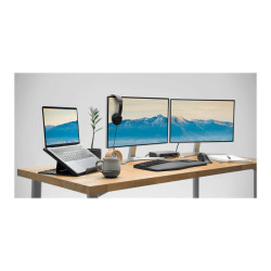 KENSINGTON SMARTFIT EASY RISER 2.0 COOLING STAND FOR UP TO 17" NOTEBOOK - BLACK