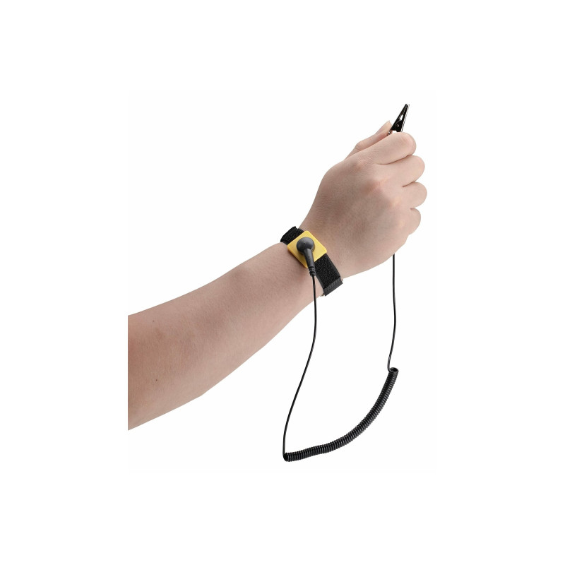 STARTECH.COM ANTISTATIC WRIST STRAP W/ GROUNDING CABLE, ESD SAFE BAND/TAA, 2 YR