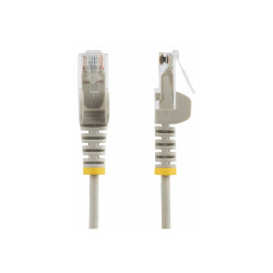 STARTECH.COM 25CM GRAY SLIM CAT6 ETHERNET CABLE, SNAGLESS, 28AWG, LSZH, LTW