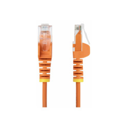 STARTECH.COM 25CM ORANGE SLIM CAT6 ETHERNET CABLE, SNAGLESS, 28AWG, LSZH, LTW