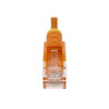 STARTECH.COM 25CM ORANGE SLIM CAT6 ETHERNET CABLE, SNAGLESS, 28AWG, LSZH, LTW