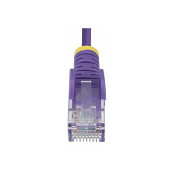 STARTECH.COM 25CM PURPLE SLIM CAT6 ETHERNET CABLE, SNAGLESS, 28AWG, LSZH, LTW