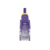 STARTECH.COM 25CM PURPLE SLIM CAT6 ETHERNET CABLE, SNAGLESS, 28AWG, LSZH, LTW