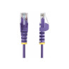 STARTECH.COM 25CM PURPLE SLIM CAT6 ETHERNET CABLE, SNAGLESS, 28AWG, LSZH, LTW