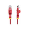 STARTECH.COM 25CM RED SLIM CAT6 ETHERNET CABLE, SNAGLESS, 28AWG, LSZH, LTW