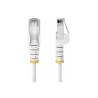 STARTECH.COM 25CM WHITE SLIM CAT6 ETHERNET CABLE, SNAGLESS, 28AWG, LSZH, LTW