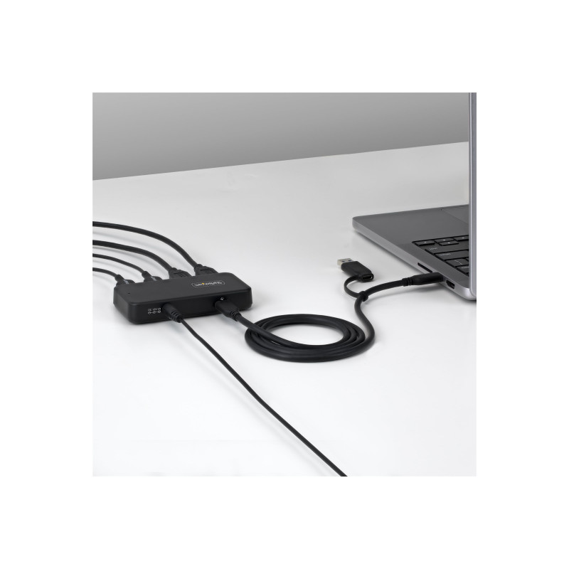4-PORT USB-A HUB 5GBPS SELF-POWERED