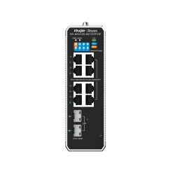 RUIJIE REYEE 8P GE L2 MANAGED INDUSTRIAL SWITCH-7 POE+ & 1 POE++ (300W)-8 GE + 2 SFP,3YR
