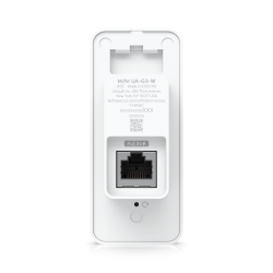 UBIQUITI G3 READER, COMPACT, POWER VIA POE, IP55 OUTDOOR, WHITE, 1YR