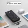 ANKER POWER BANK 10000 WITH LIGHTNING CABLE - BLACK FABRIC