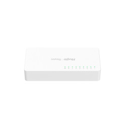 RUIJIE REYEE 8 PORT 10/100MBPS UNMANAGED FANLESS SWITCH - PLASTIC,3YR