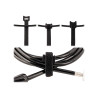6in Hook and Loop Cable Ties 50pk