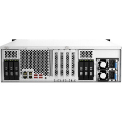 QNAP 22-BAY NAS 3.5"(0/16) 2.5"(0/6), XEON-E 8C-2.6GHz, 64GB, 10GbE, 2.5GbE, RPS, 3U, 5YR