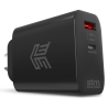 STM 65W DUAL PORT (USB-C & USB-A) POWER ADAPTER (AUNZ) - BLACK *** SOH ONLY ***