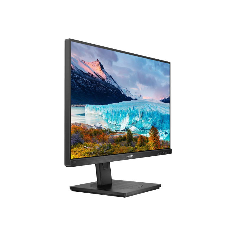 PHILIPS 27" (16:9) FHD IPS LED, VGA, DVI, HDMI, DP, H/ADJ, SPKR, 4YR