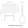 NEAT BOARD FLOOR STAND *NOTE- PURCHASE NEATBOARD-FLOORSTAND.AU*