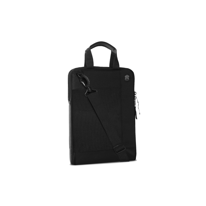 STM (ACE ARMOUR) LAPTOP SHOULDERBAG, FITS UP TO 14", BLACK , 3YR WTY
