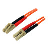 STARTECH.COM 2M FIBER OPTIC CABLE - MULTIMODE DUPLEX 50/125 - LSZH - LC/LC, LTW